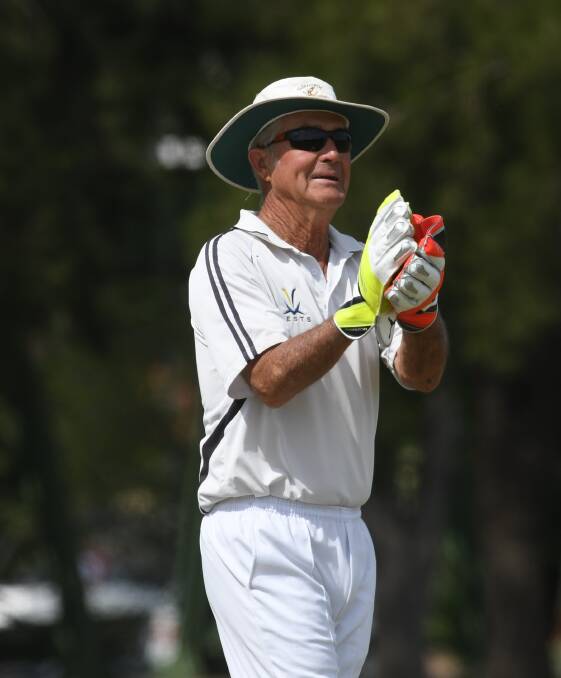 Top knock: Col Barton's 29 helped the NSW Over 70s finish third.
