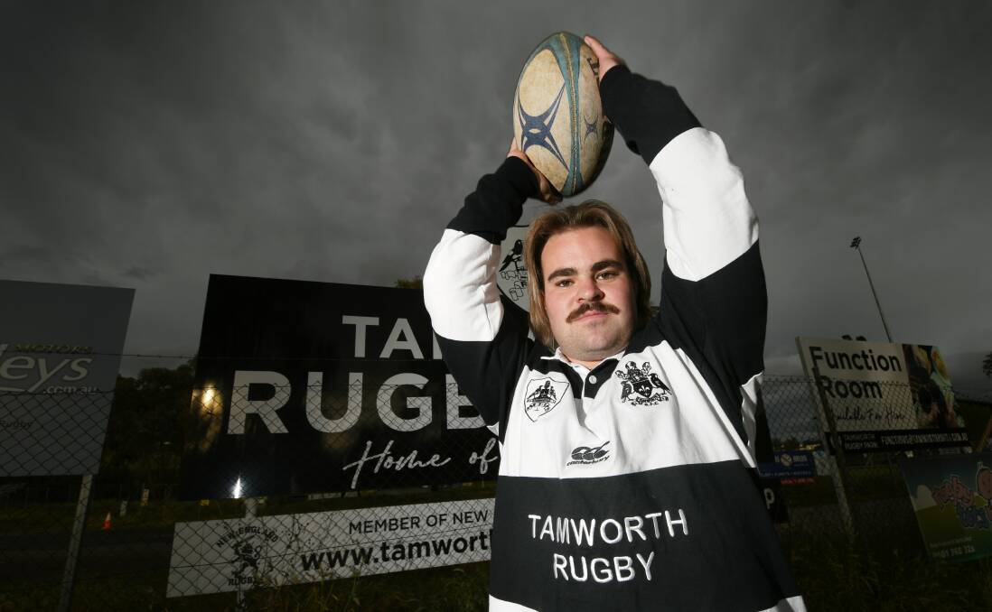Hooked: Col Fogarty loved his first season of rugby after making the switch from league and was a bit of a breakout star for the Magpies. Photo: Gareth Gardner 290921GGF02