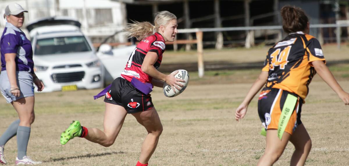 Leading the way: North Tamworth gun Kim Resch has added another accolade to her impressive collection winning the ladies league tag best and fairest. Photo: Supplied