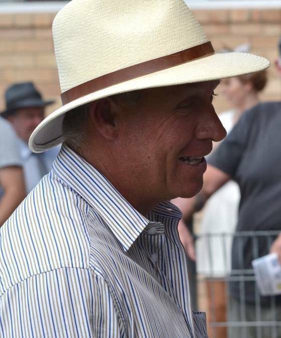 All smiles: Tamworth trainer Craig Martin celebrated a win at Rosehill on Saturday.
