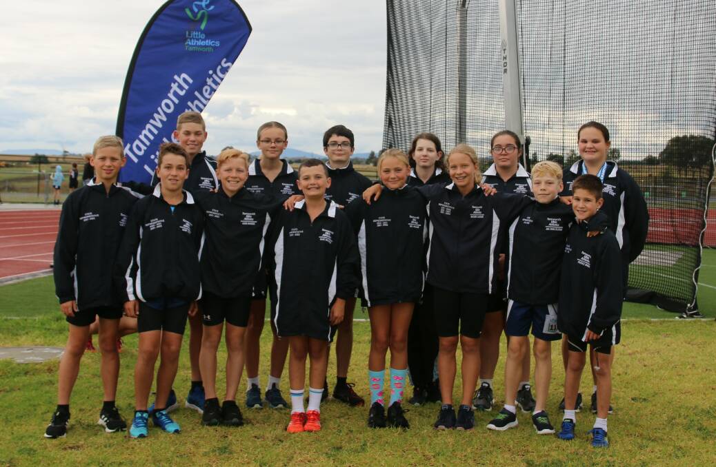 Best foot forward: Tamworth Little Athletics Club's members put in some strong performances at last month's State Championships. Photo: Supplied