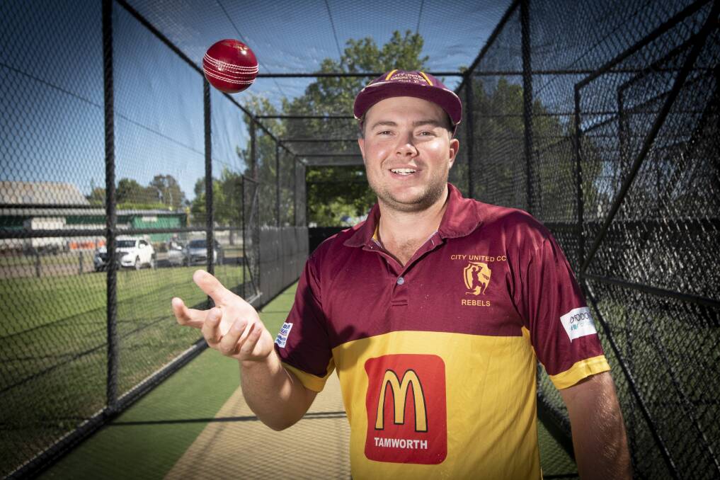 Exciting challenge: A decade after he first pulled on the maroon and gold as a teenager in fourth grade, Tait Jordan will captain City United this season. Photo: Peter Hardin 251021C011