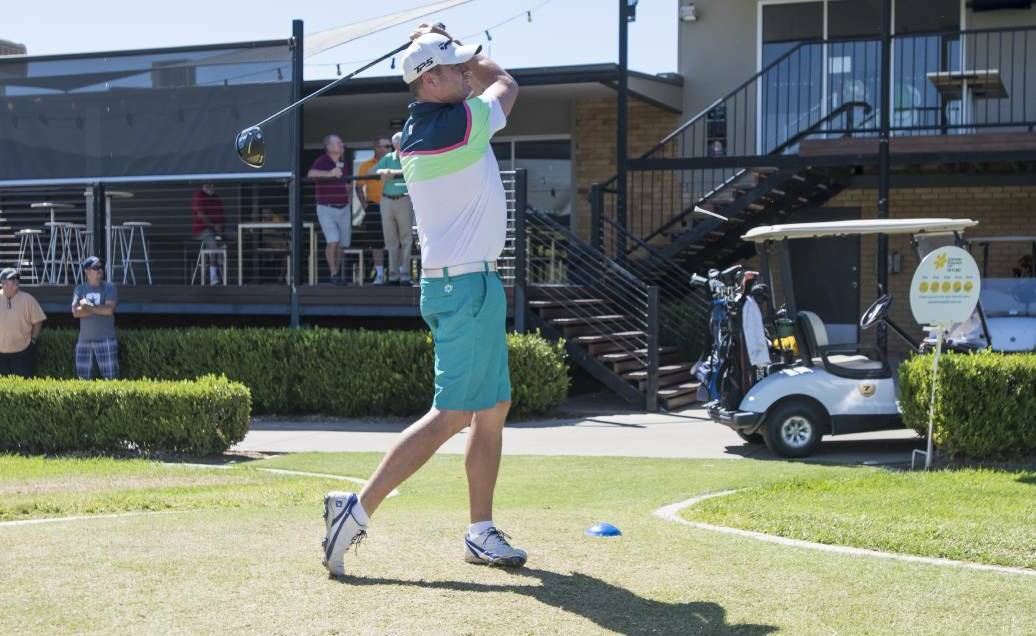 Teeing-off: Woolgoolga's Aaron Hart will be part of a strong visiting contingent for this weekend's Easter Tournament. Photo: Peter Hardin