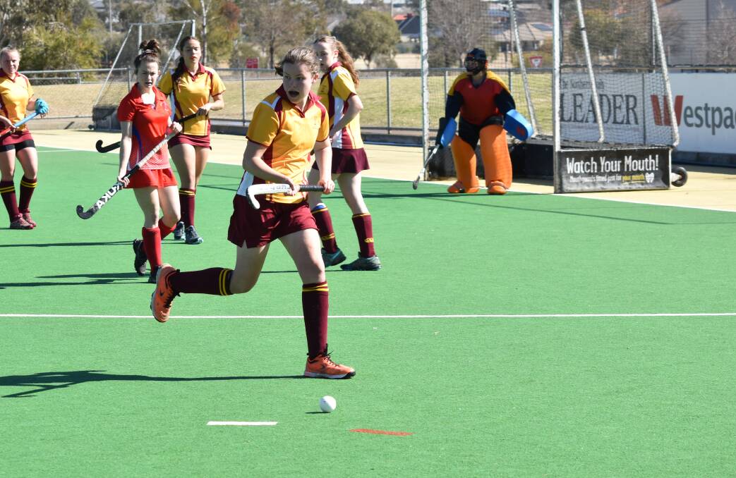 Lauren McGill relished a rare run up front, scoring her first goal in first grade.