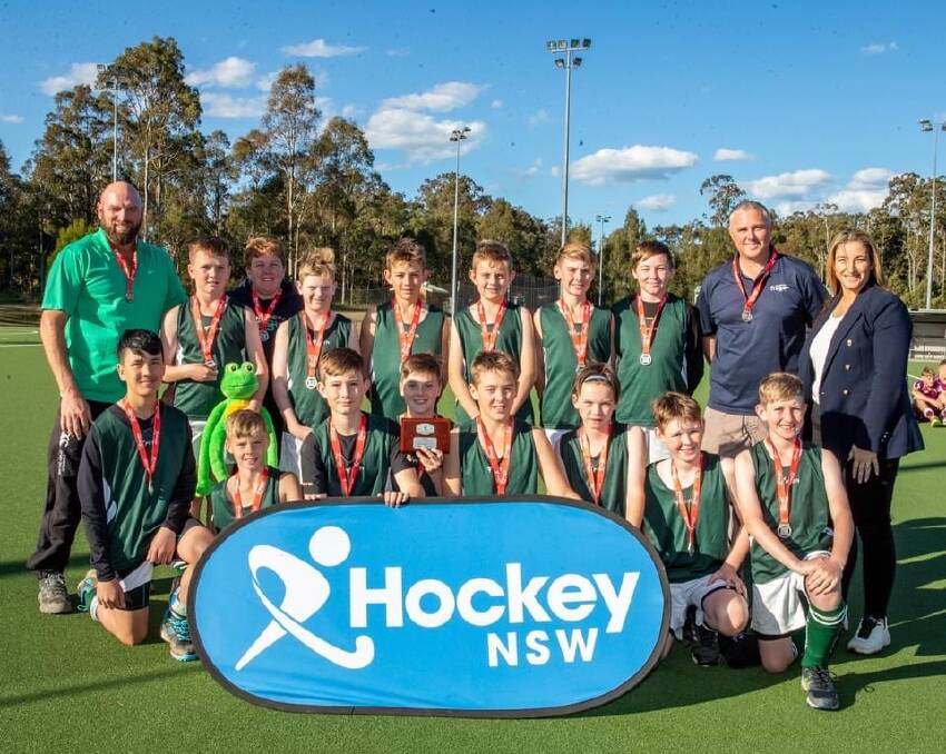 So close: The Tamworth under-13 boys As just fell short of the Division 2 state championship silverware going down to northern neighbours Hockey New England in the final.