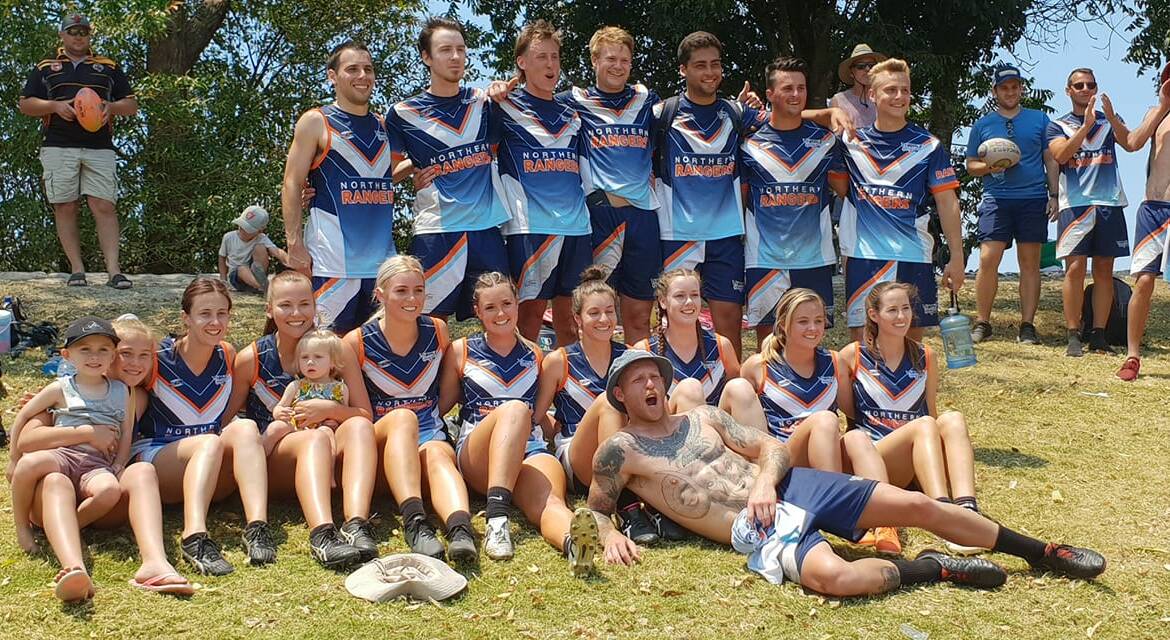 So close: The Northern Rangers open mixed side just fell short of winning the national title.