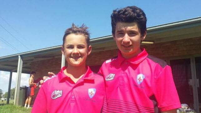 Good nick: Tamworth's Charlie Henderson and Ben Livingstone, pictured here at the State Challenge in Dubbo earlier this year, were both among the runs for the Northern Inland under-15s in Grafton last week. 