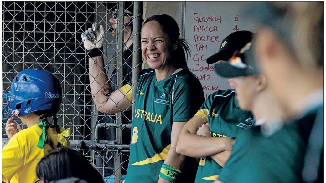 Stacey Porter has played 400 games for the Australian women's national softball team. Photo: Sam Donkin Photography