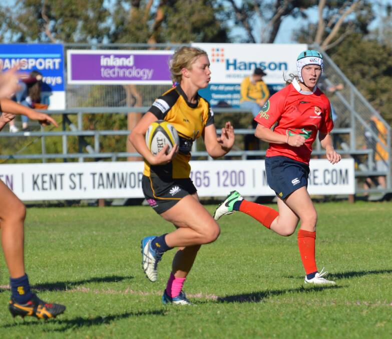 Rosie Ferguson was a handful for the Gunnedah defence on Saturday.