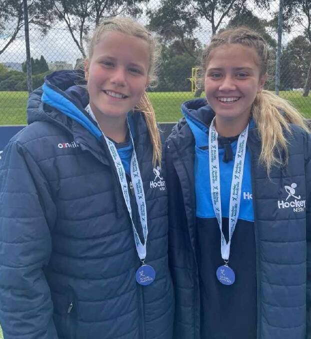 Tamworth's Laura Hall and Ella Tanna helped their NSW Lions team finish runners-up at the under-13s nationals.