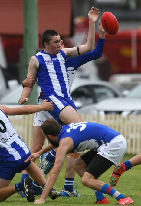Breakout: Bill Tydd enjoyed a great first full season of senior footy and was acknowledged for it at the Roos' presentation. Photo: Gareth Gardner