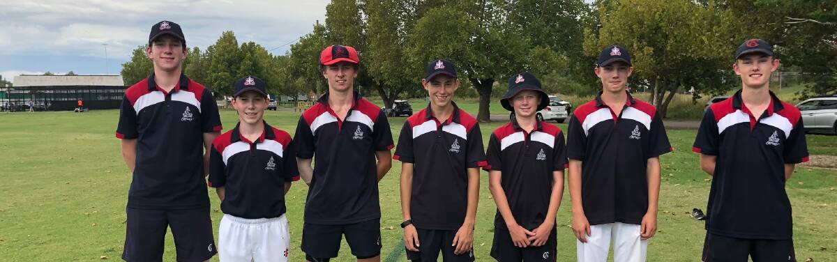 Brothers-in-arms: (L-R)Will and Tom Aitken, Matt, Sam and Tom Holmes ,and Doug and Stuart Brissett will be chasing Douglas Shield success together on Thursday.