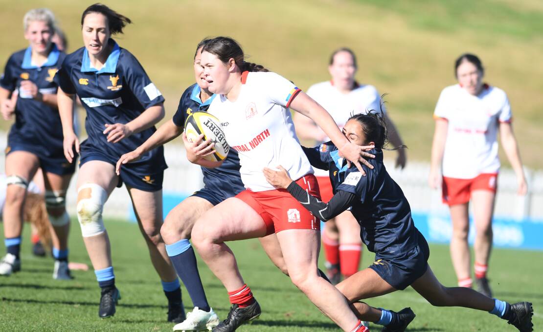 Renaissance: Lacie Quigley has made an impressive transition from the track to the rugby field, debuting for Central North earlier this month.
