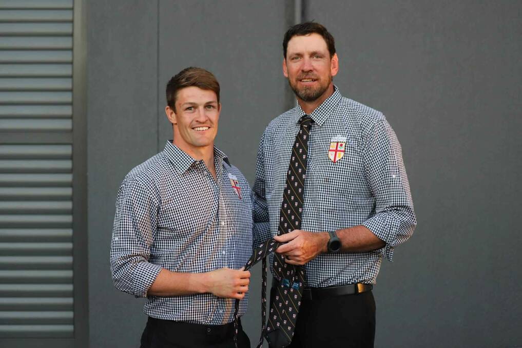 Dunbar (left) enjoyed the experience with NSW Country.