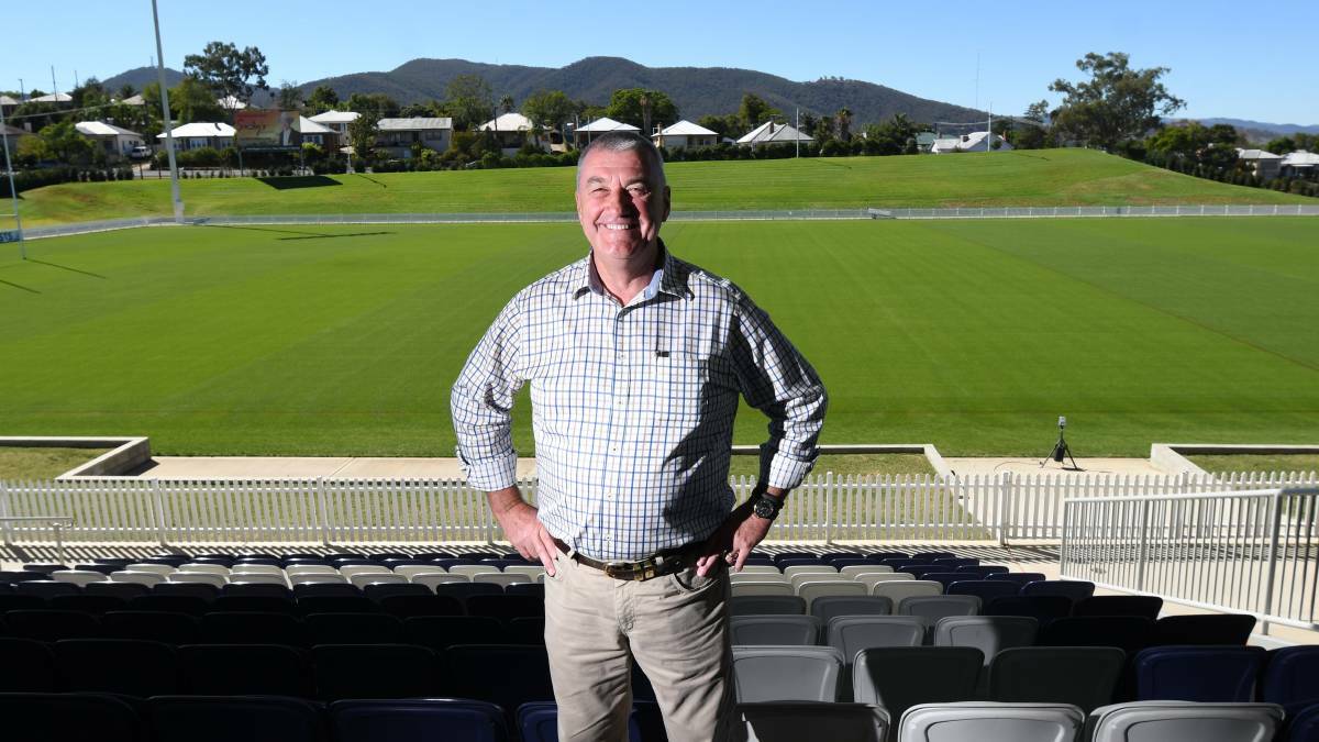 Big plans: Wests CEO Rod Laing says Tamworth could be in line to host two NRL games next year. Photo: Gareth Gardner
