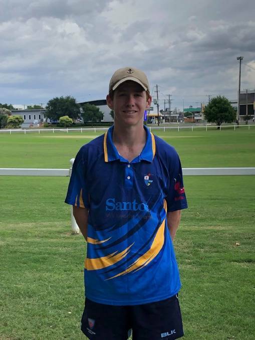 "Flattering": Narrabri teen Sid Harvey was recently named in the AW Green Shield Team of the Year. 