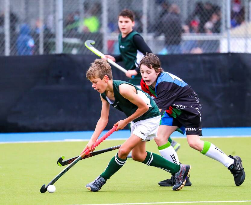 Strong performer: Ollie Burrows led from the front for the Tamworth under-13s boys on the weekend. Photo: Click InFocus