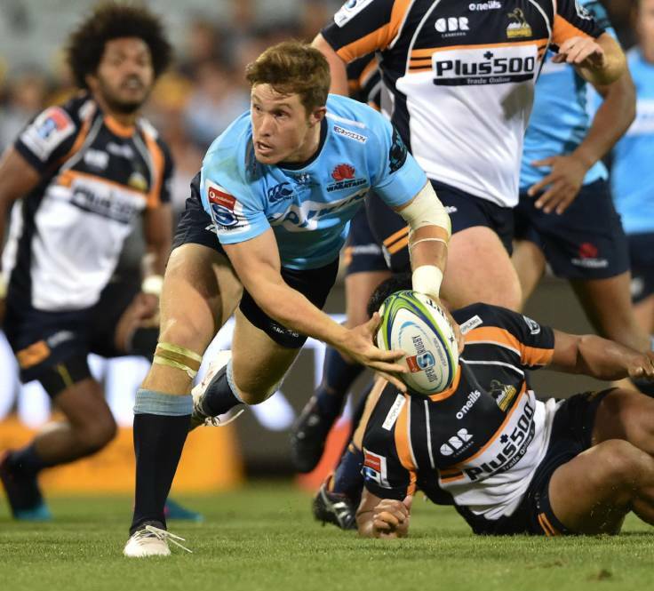 Let the games begin: Alex Newsome will start on the wing for the Waratahs in their season opener. Photo: John Flitcroft