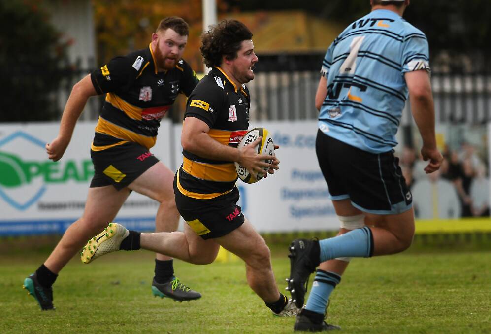 Positional switch: Sam Collett's move to inside centre is one of several changes for Pirates for their trip to Scone on Saturday. Photo: Gareth Gardner