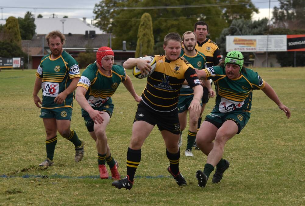 Welcome return: Pirates skipper Conrad Starr says Sam Collins' will be a "massive boost" for the premiers against Gunnedah on Saturday. Photo: Ben Jaffrey