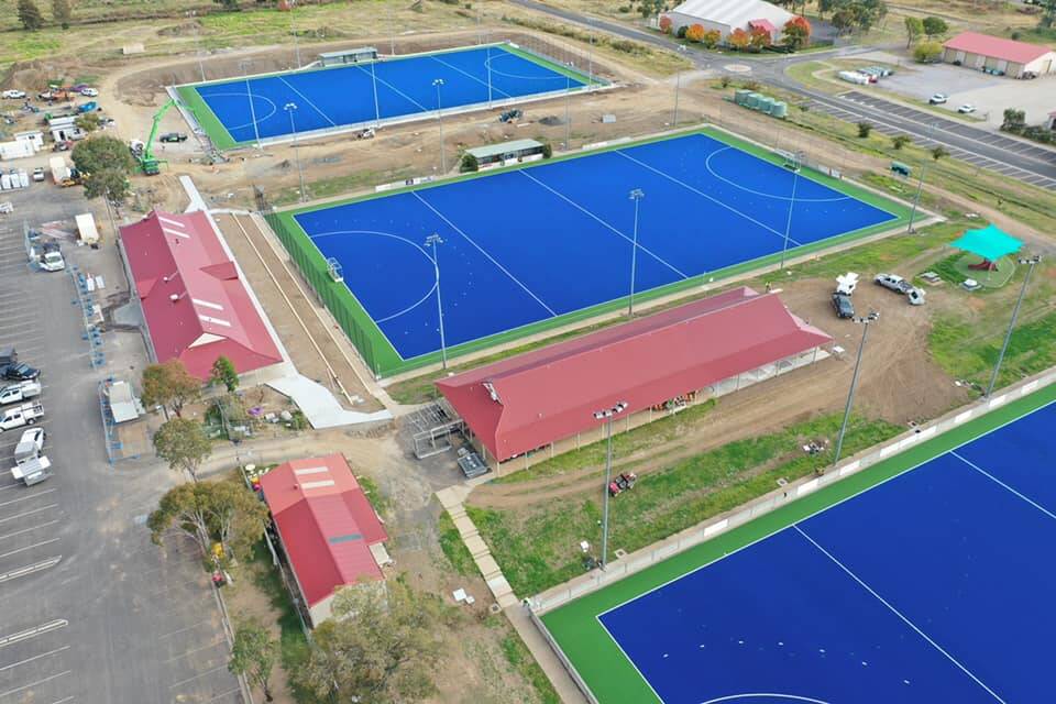 Moving forward; As the Tamworth Hockey Centre upgrade nears it's completion, players are preparing for a return to the pitch. Photo: Tamworth Hockey Association Facebook