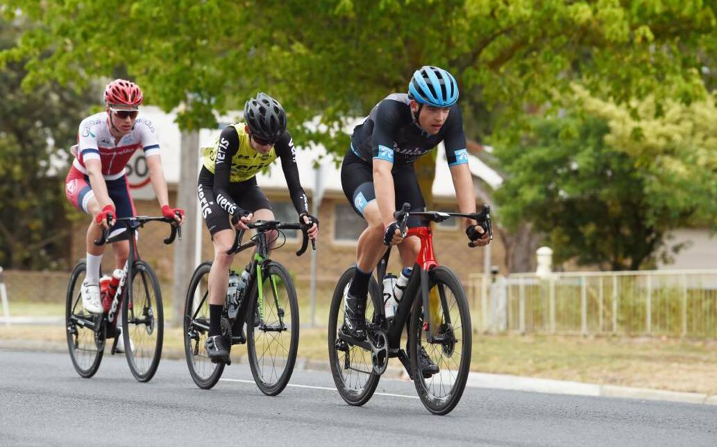 Pedal to the metal: Luke Deasey, here in action at the national road championships earlier this year, is counting down the days until he can race again. Photo: Ballarat Courier