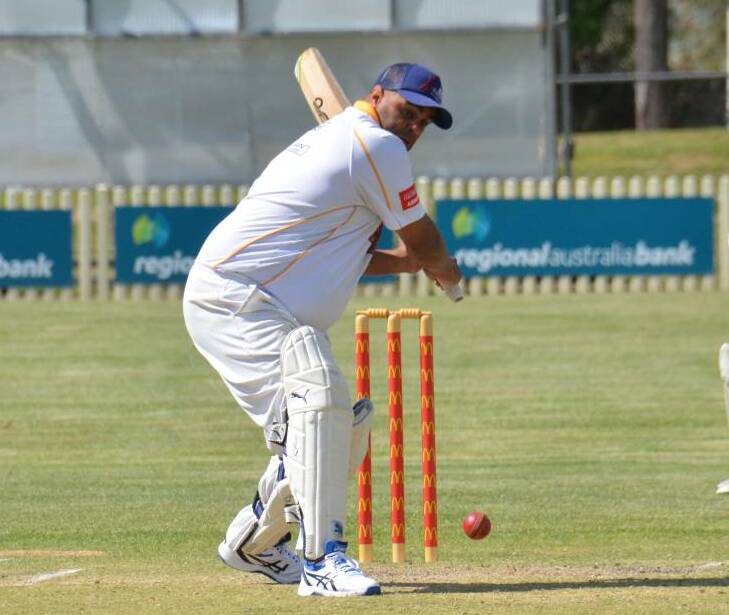 Top knock: Clarrie Moran made 47 for Armidale in their win over Narrabri.