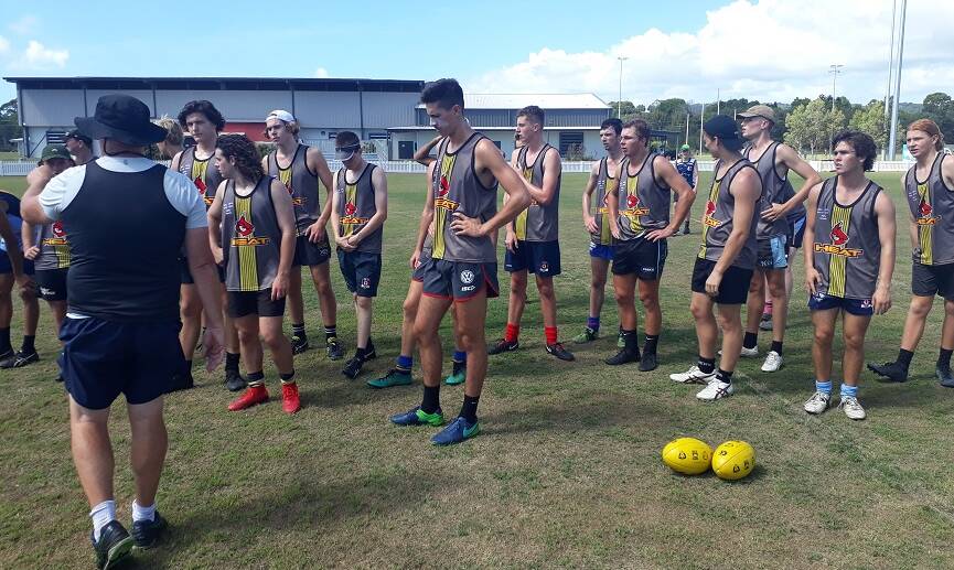 Thirsty work: The Northern Heat were put through their paces at Byron Bay for what was their last training session.