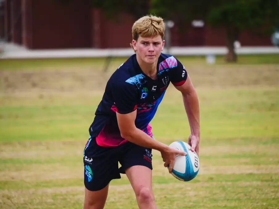 Fowler has trained with the Melbourne Rebels for the past two pre-seasons. Picture Melbourne Rebels Media