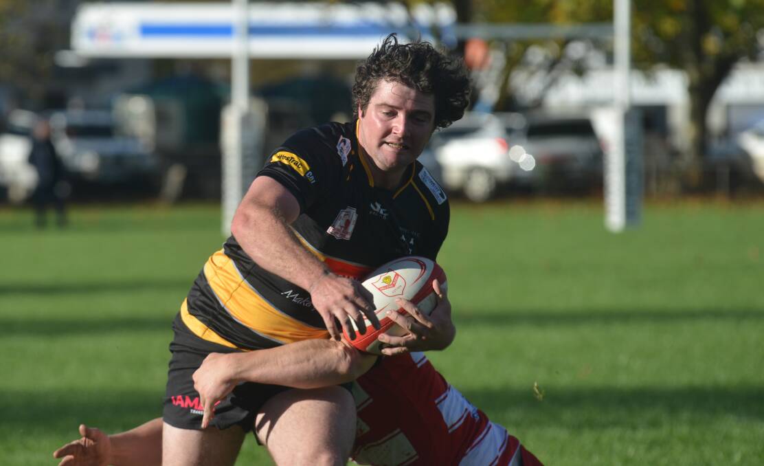 Evasive: Pirates fullback Sam Collett's knack of beating the first defender is one of the traits that makes him such a threat from the back.