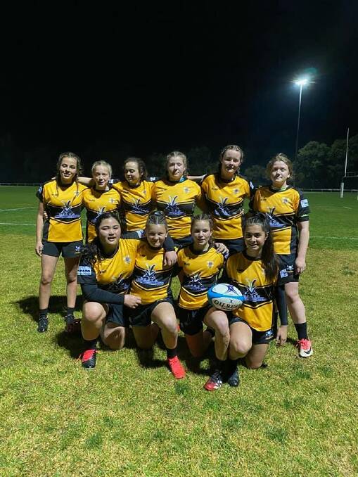 Bright future: Pirates' under-14s girls will contest the grand final of the regional competition this Friday night after winning their semi-final. They are one of five new teams for the club this year.
