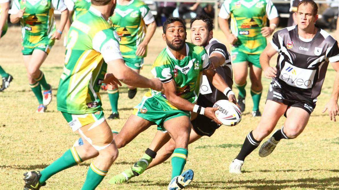 Welcome sight: Kialu Brown will be back in the green and gold this season.