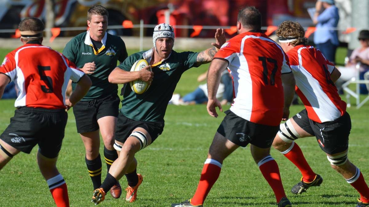 Pirates' Jack Shelton in action for the North West Bushrangers at last year's Country Championships. Shelton could be suiting up in red and white this year, and on home soil with Tamworth to host this years championships.