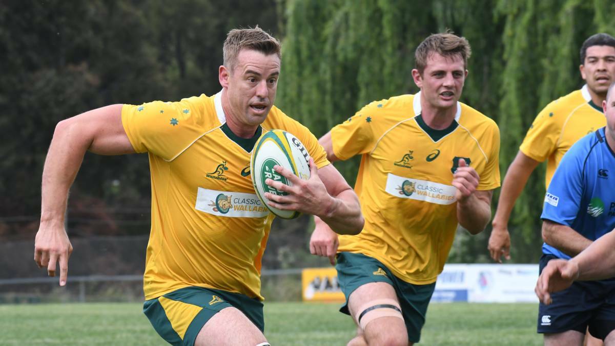 Mark Chisholm will line up for the Classic Wallabies at Moree on Saturday.