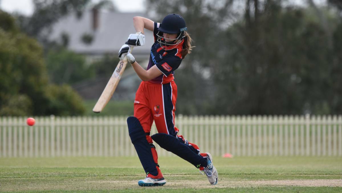 State honours: Miriam Barbara, here in action during last month's NSW Country Championships, will suit up for the ACT/NSW Country under-15s in Canberra in the new year. Photo: Leeza Wishart.