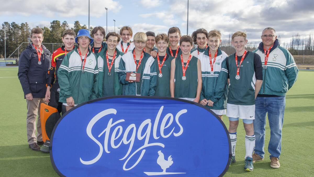 Top effort: The Tamworth under-15 boys finished runners-up in Division 1. Photo: Click InFocus