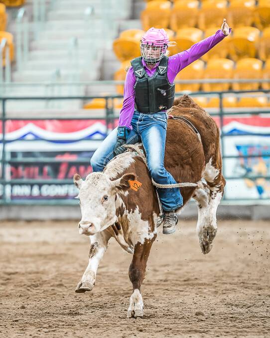 No.1: Four years after taking up the sport Bobbi Ward was crowned the junior allround cowgirl. Photo: Stephen Mowbray