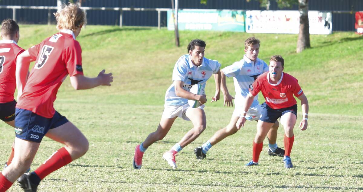 Winger Wiaan Oosthuizen had one of his best games for Quirindi on Saturday.
