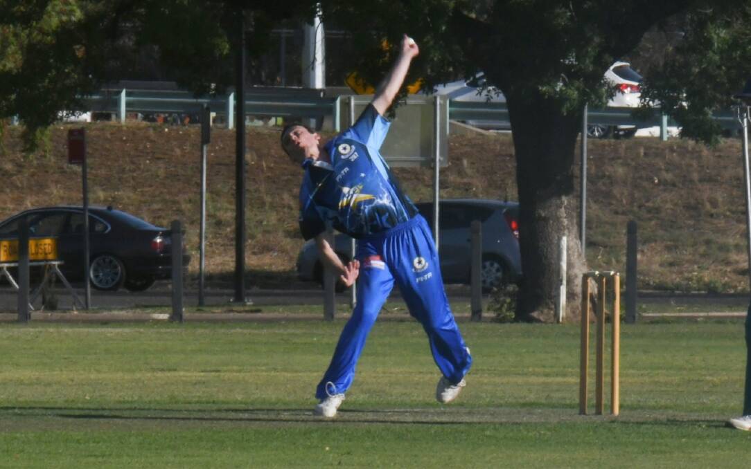 Good control: Coming on at second change Landan Price struck in his second over and finished with 1-10 from his five as Old Boys rolled Bective East for 127.