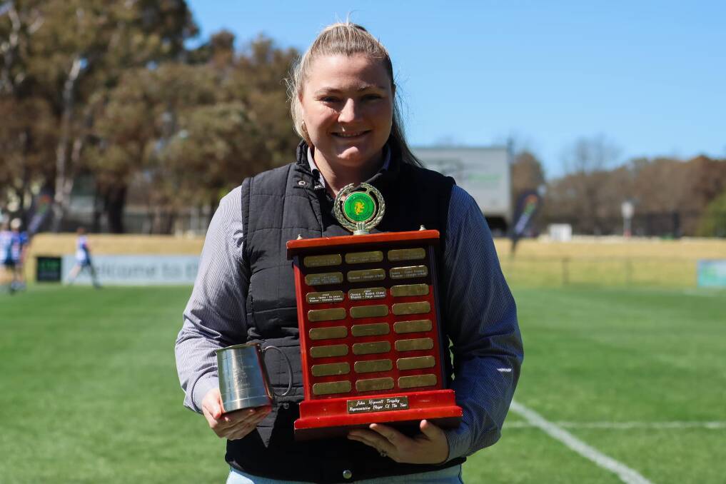 The New England women's representative player of the year is one in a long list of achievements for Paige Leonard in 2023. Picture Catherine Stephen Photography.
