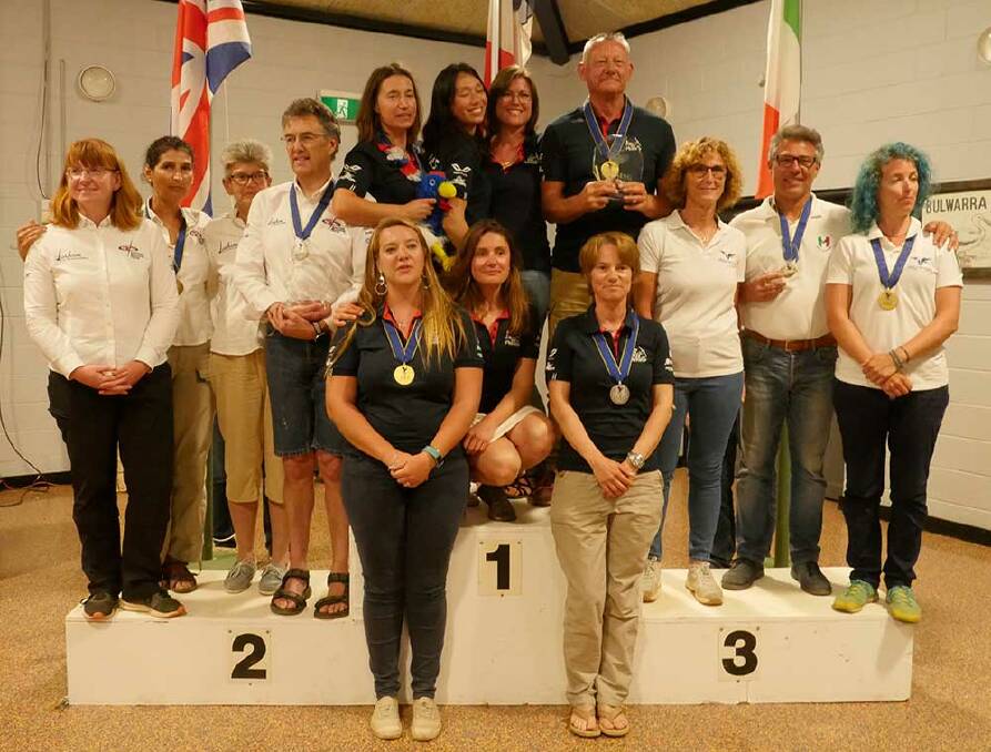 On top of the world: France were crowned FAI Women's World Gliding Championships overall team champions.