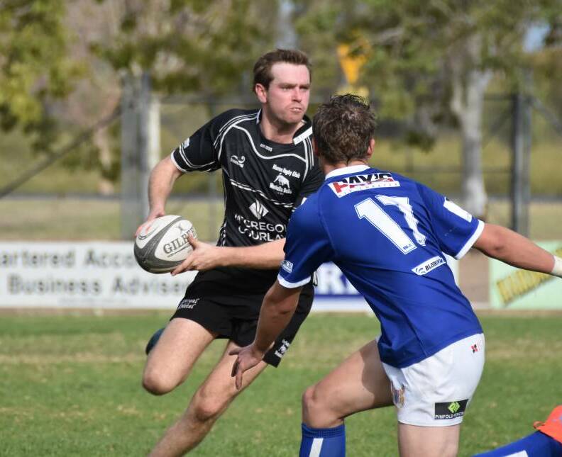 Dan Sweeney, here in action against Scone earlier in the season, was one of Moree's best performers in Saturday's win over Inverell.