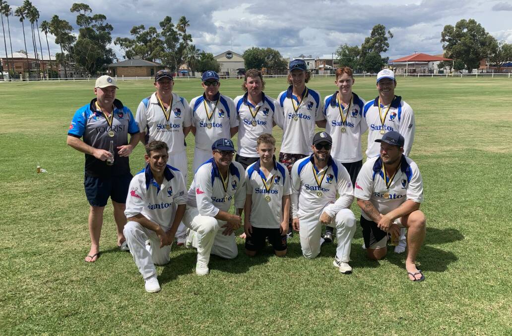 Champions: The bowlers set it up as Narrabri secured their first Connolly Cup since 2000. Photo: Supplied