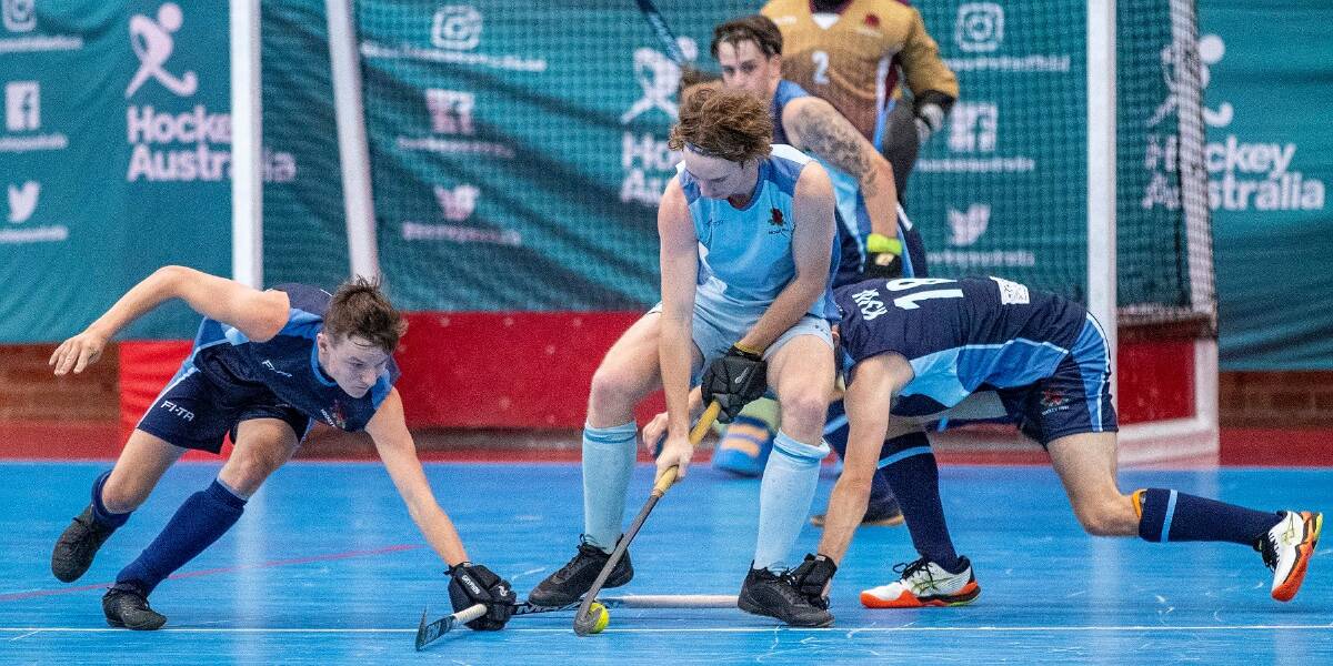 On fire: Ehren Hazell was again one of the top goal-scorers at the under-21 indoor nationals netting 10 for the tournament. Photo: Greg Thompson/Click InFocus