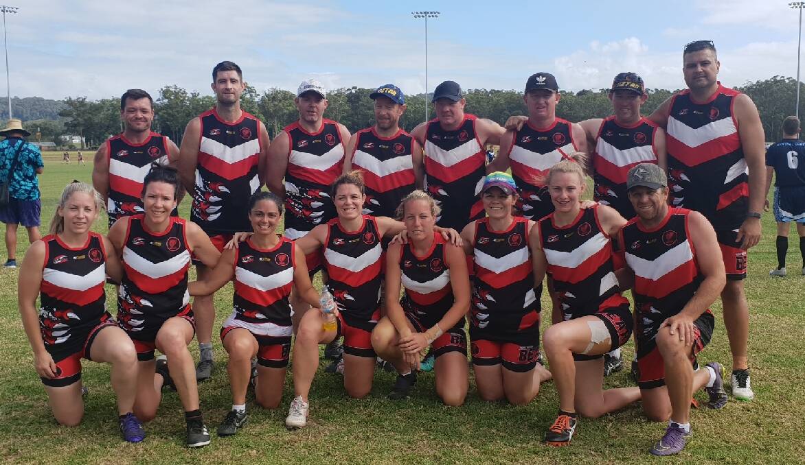 Great effort: The Northern NSW Bears senior mixed side just missed out on a finals berth at Coffs Harbour on the weekend.  