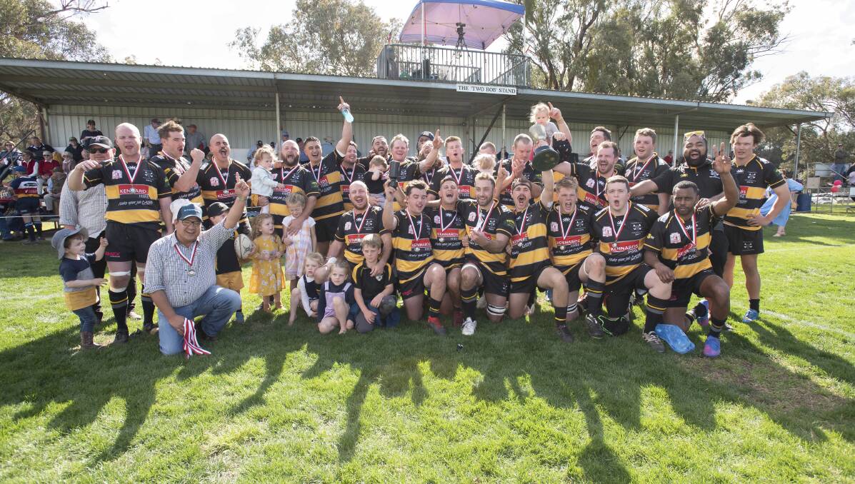 Pirates captain Tony O'Connor said it was a team effort that secured them the win over the Moree Saturday's second grade grand final. Picture by Samantha Newsam.