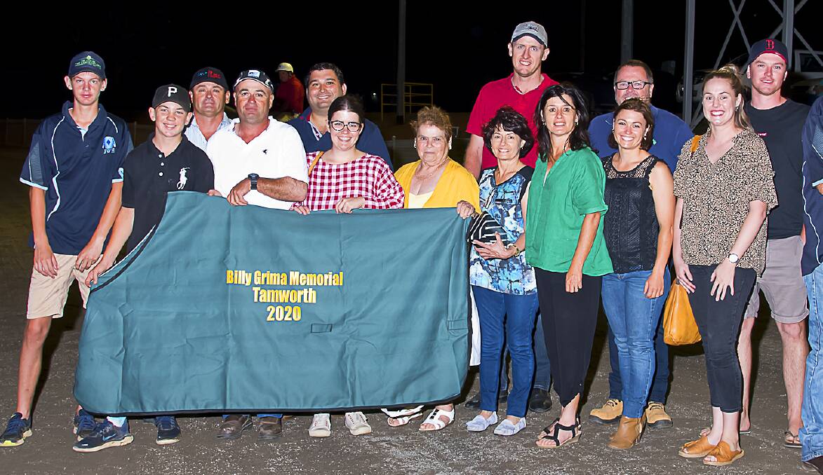 The Grima family at the presentation for the Billy Grima Memorial. Photo: PeterMac Photography