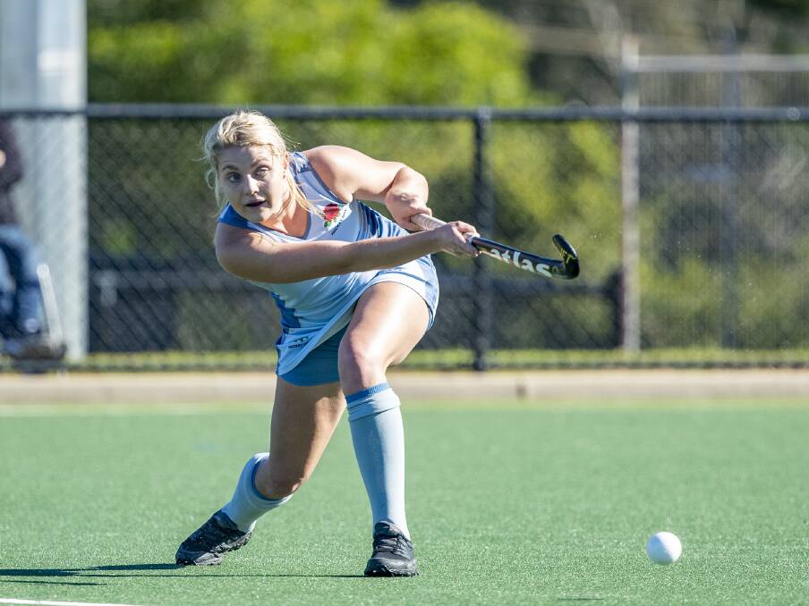 Exciting opportunity: Abigail Doolan, here in action for the NSW under-21s, is a step closer to achieving her dream of playing for the Hockeyroos after being named in the women's National Development Squad. Photo: Click In Focus