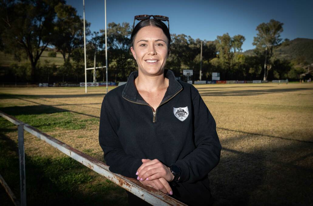 In her debut season last year, Aimee Watts was named the Magpies' best back. She has continued that form on this season. Picture by Peter Hardin
