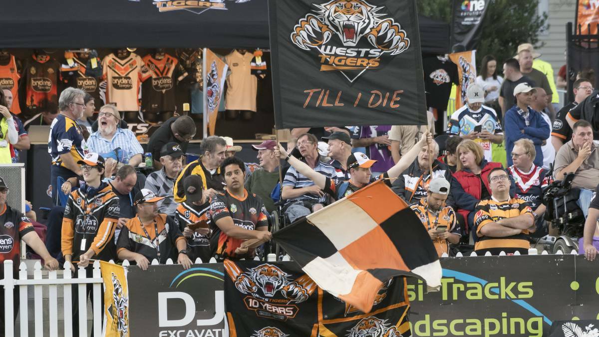 Wait and see: The future of next month's NRL clash between the Tigers and Sharks remains up in the air.